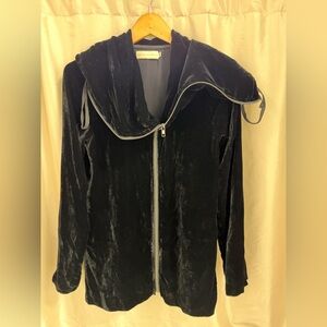 Love and Liberty Black Velvet Women's Jacket